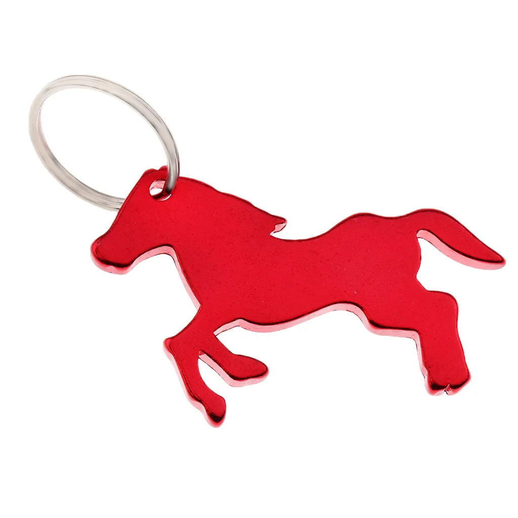Horse Pattern Bottle Opener Key Ring Keychain Bag Pendent Novelty Gift Horse Pattern Bottle Opener Key Ring Keychain Bag Pendent Novelty Gift