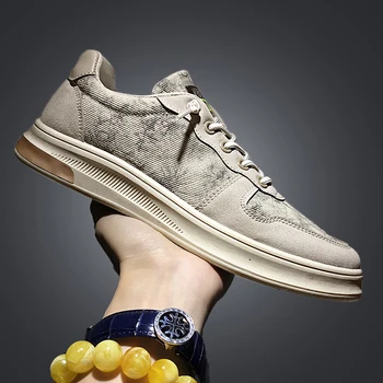 

Luxury Printing Men Casual Canvas Shoes Flat Slip Resistance Shoes For Men Vulcanize Shoes Man Sneakers Shoe Leisure Male