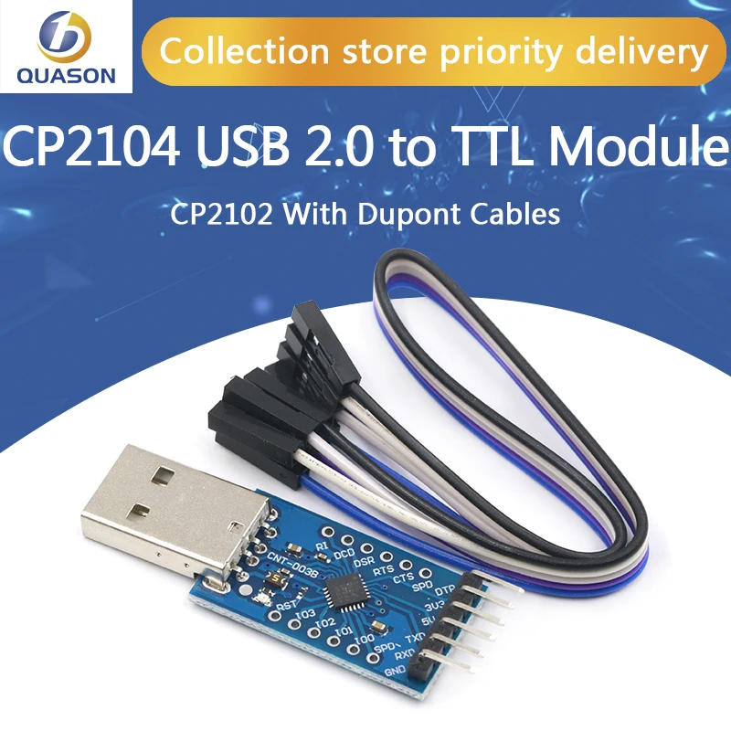 Серийный преобразователь CP2104 с USB 2 0 на TTL UART 6PIN устройство для замены STC PRGMR CP2102