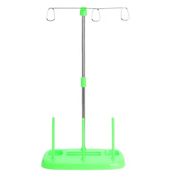 

3 Spool Thread Holder Embroidery Wire Rack for Household Sewing Machine Hand Sewing Machine Quick Stitch Sew Needlework Cordless