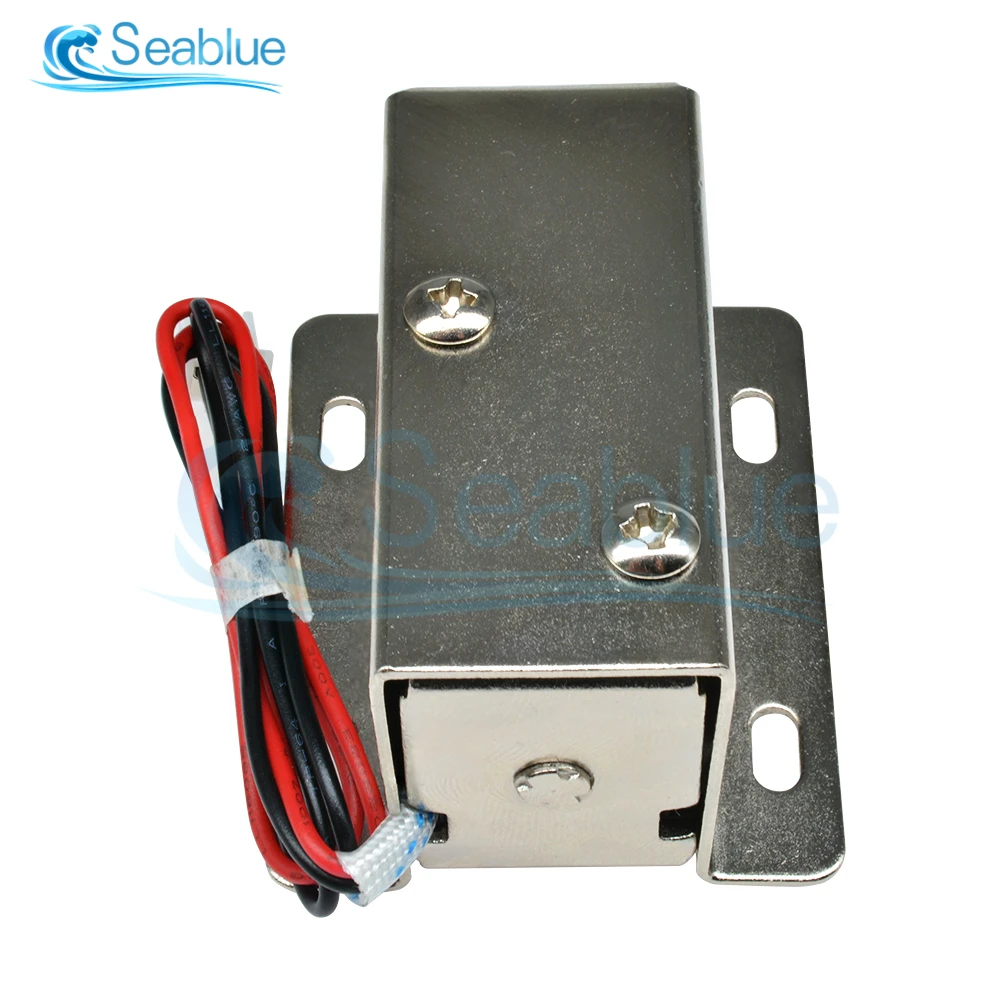 DC 12V 0.6A Electromagnetic Lock Storage Cabinets Electronic Lock Mini Electric Bolt Drawer File Cabinet With Wire