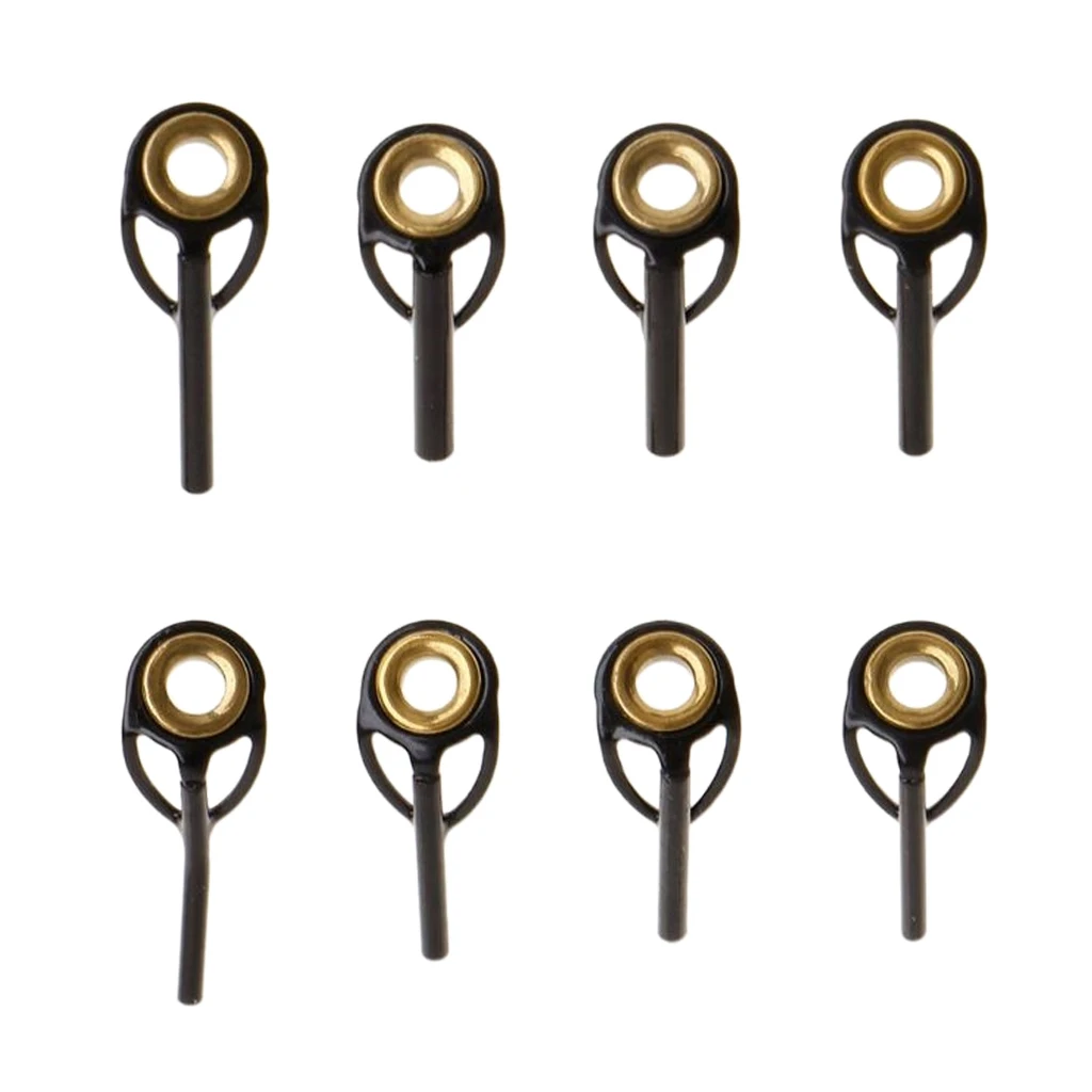 낚싯대 가이드 라인 링 팁 링 아이즈 폴 수리 키트, 10X 로드 가이드, 0.9mm, 1.0mm, 1.1mm, 1.2mm, 1.3mm, 1.4mm, 1.5mm, 1.6mm