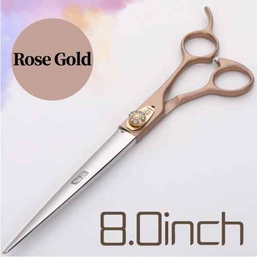 8.0 inch rose gold