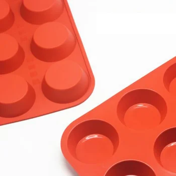 

Mould Maker Silicone Jelly Non-Stick 12 Cups Cupcake Baking Tray Cake Mold Muffin Pan Kitchen Dining Bar Cake Tools