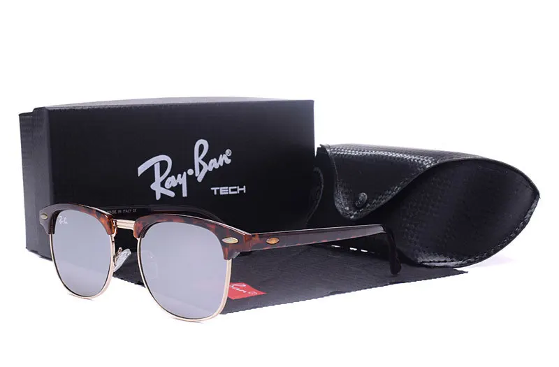 RayBan RB3016, мужские поляризованные солнцезащитные очки, магния, солнцезащитные очки, очки для вождения, для мужчин, женщин, Oculos masculino, мужские, RayBan Wayfarer - Цвет: RB3016-3