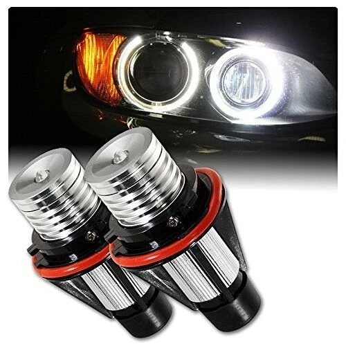 2Pcs 10W Angel Eyes Halo LED Marker Car Lights Bulb For BMW E39 E87 E64 E63  E65 E66 E53 X5 E83 - AliExpress