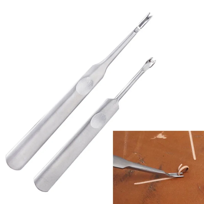 

Leather Craft Groove Cutting Tool Beveler U + V Type Leathercraft Stitching Stainless Steel Watch Accessories Watchband DIY Tool