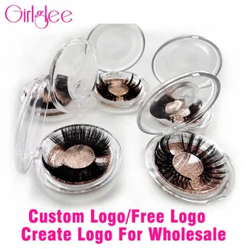 

5D Mink Lashes 25mm Mink Eyelashes Dramatic Makeup False Eyelashes Long Reusable Wholesale 5D Lashes Girlglee Hand Made Eyelash