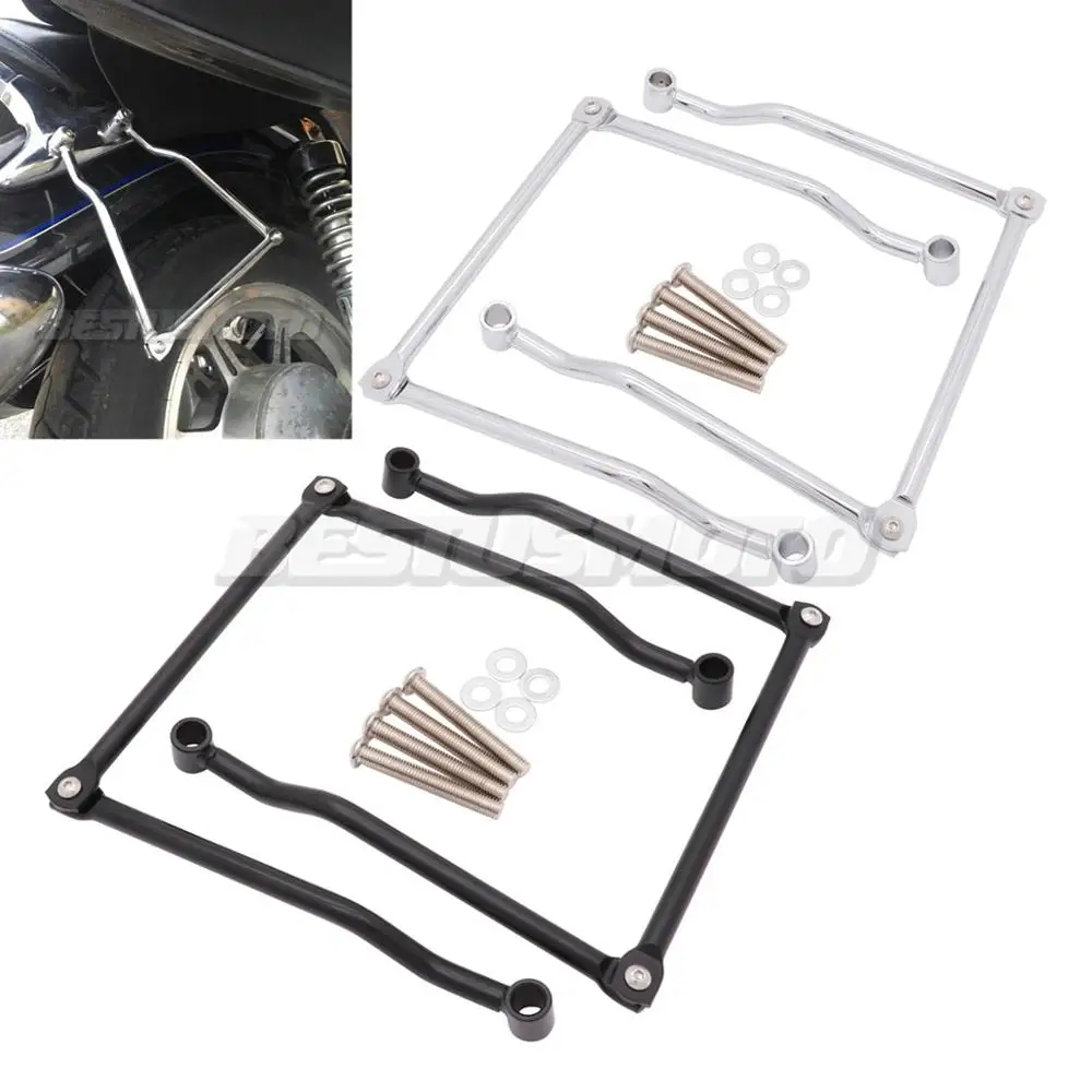 Аксессуары для мотоциклов седельная сумка опорные брусья кронштейн Yamaha Dragstar V Star