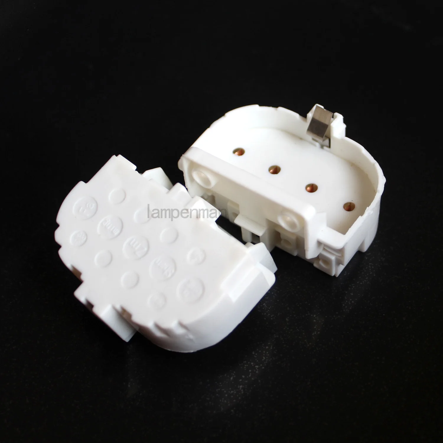2G11 Socket Base 2G11 Lamp holder adapter Converter Holder 4pin high quality white
