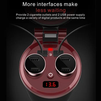 

Hot Fast QI Wireless 3.1A Car Charger Quick Chargers Holder USB Lighters Charging Voltage Detection Car Charger 2019