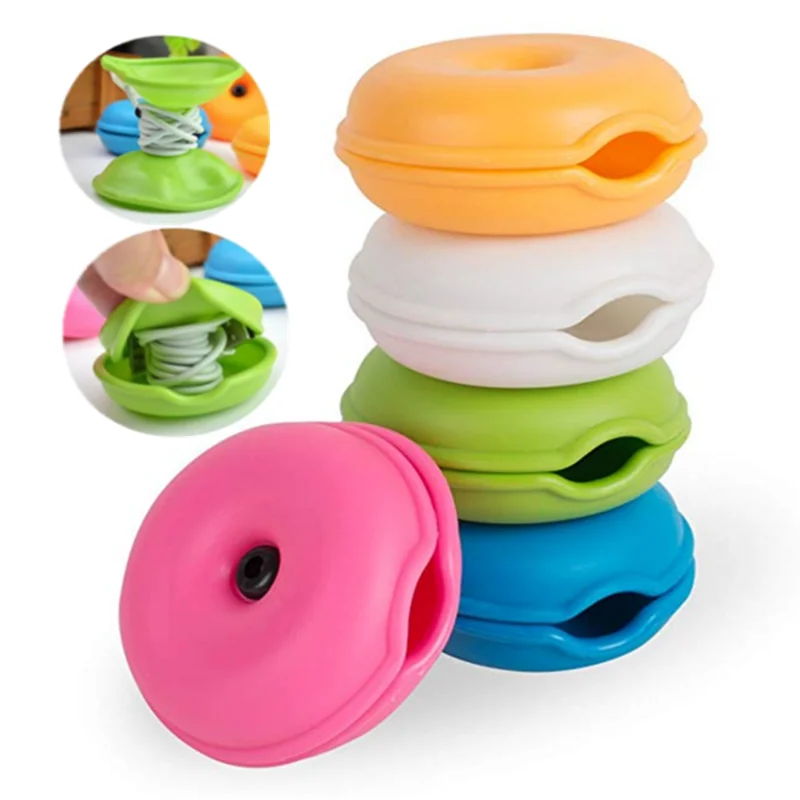 Cable Turtle Organizer Wire Cord Reel Management Earbud Carrying Case Headphone Cord Holder Wire Shortener Keeper Wrap Winder