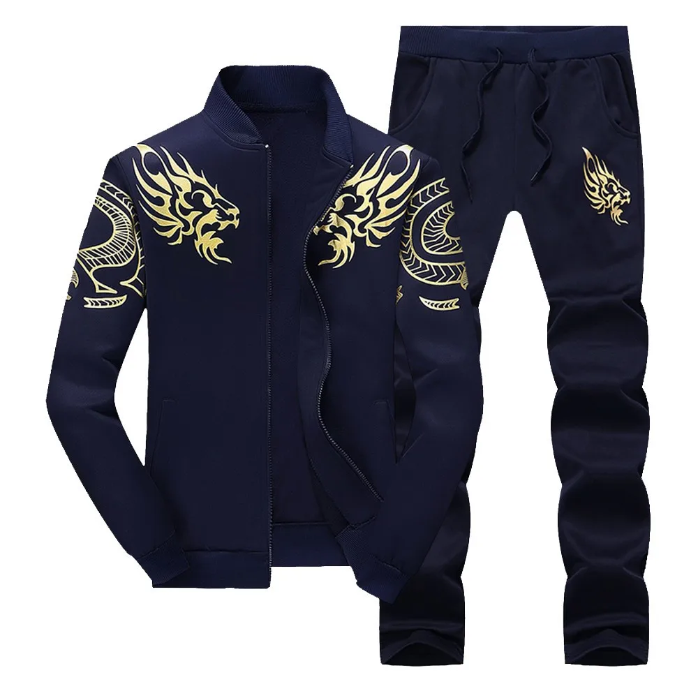 

Man's Jackets And Coats Autumn Winter Brand Thicken Sweatshirt Top Pants Sets Sports Suit Tracksuit Man Jacket Outdoor