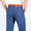 2021 Mens Classic Thin Summer Jeans Blue Male High Waist Denim Overalls 100% Cotton High Quality Brand Men Jean Pants Size 40 42 2