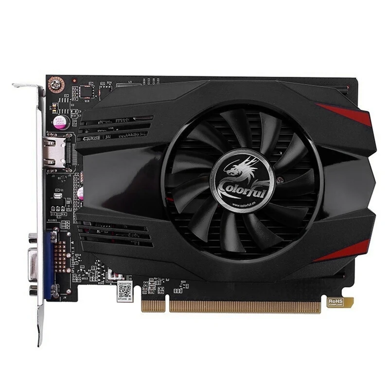 COLORFUL GT1030 4GB Graphic Card DDR4 64bit GPU Desktop Computer Video Gaming image Card PCI-E3.0 good pc graphics card