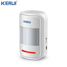 Kerui Rechargeable 5V USB 433MHz Wireless PIR Sensor Motion Detector For GSM PSTN  Security System Auto Dial Alarm Kit
