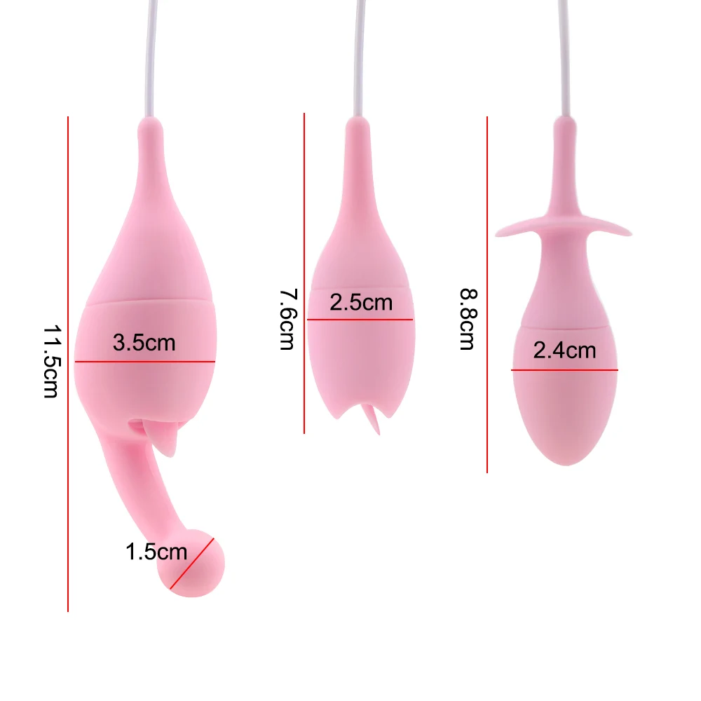 Tongvibrator met anale plug tepel clitoris stimulator massager_voghion.com
