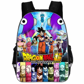 

Anime Dragon Ball Z / Super Backpack Children School Bags Teenager Boys Girls School Backpack Saiyan Goku Book Bag Gift