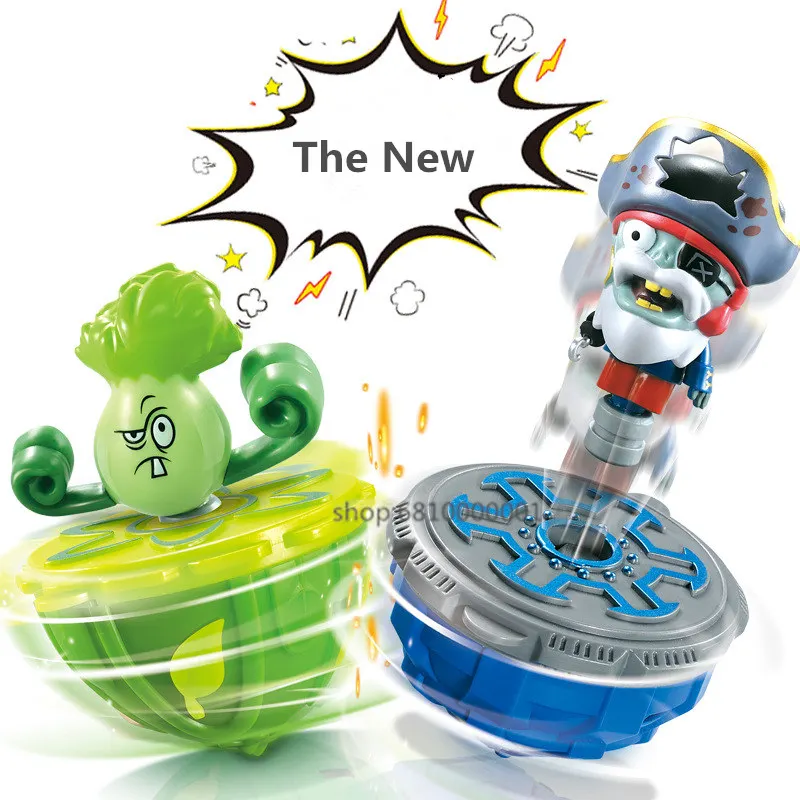 Gyro Burst Plants Vs Zombies Kids Game Arena Building Blocks PVZ Action Figures Role Play Model Toy Collection Gifts