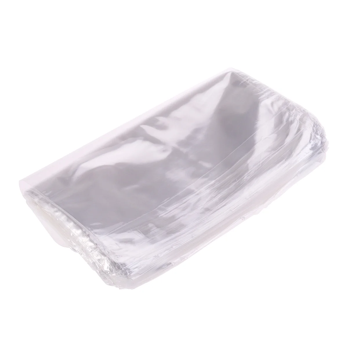 200pcs 6X6inch Transparent Shrink Wrap Film Heat Seal Bag for Soaps Bath Bombs 