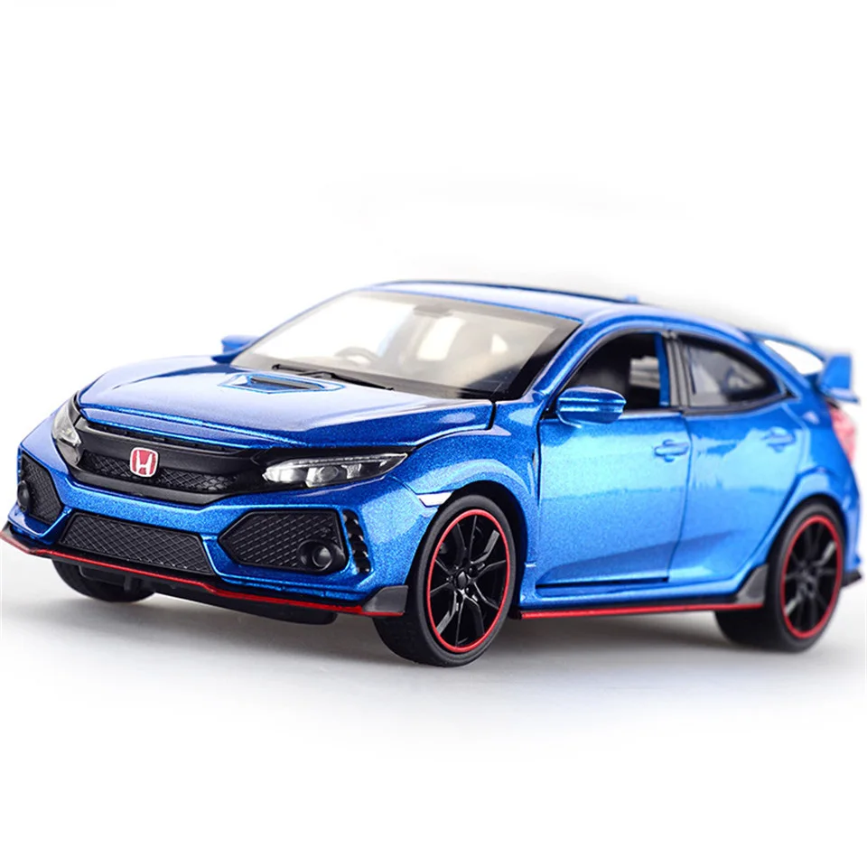 Горячая литая модель автомобиля 1:32 TRPE R мигающий светильник детские металлические игрушки для автомобиля Детские колеса на день рождения рождественские подарки
