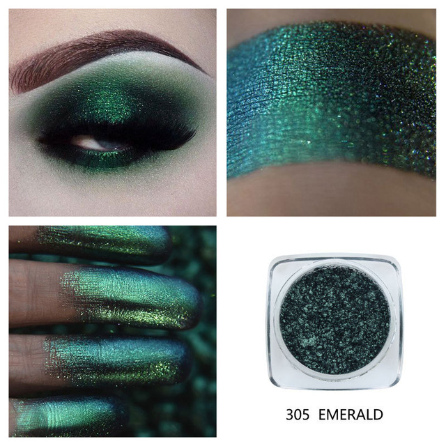 12 Color Glitter Pigment Eyeshadow Long Lasting Shiny Eye Shadow Makeup Palette Waterproof Easy To Color Shimmer Shadows