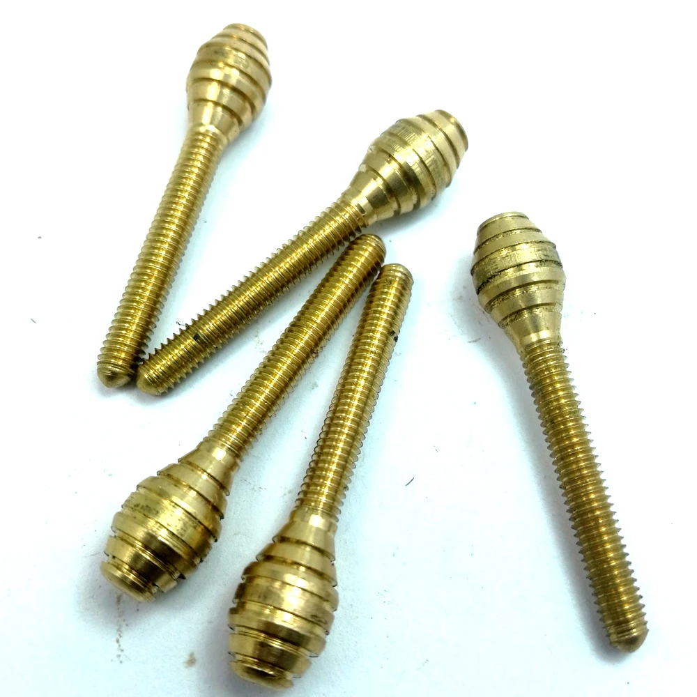 5pcs Tattoo Machine Gun Spare Parts- brass Skull CONTACT SCREW 3mm srews Tattoo Machine Parts