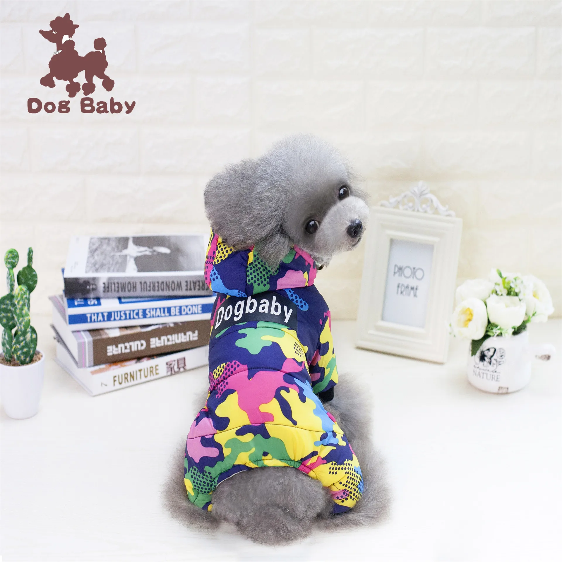 DOGBABY для домашних животных одежда на заказ одежда для домашних питомцев, одежда на осень и зиму, DOGBABY камуфляж четвероногих хлопчатобумажная одежда