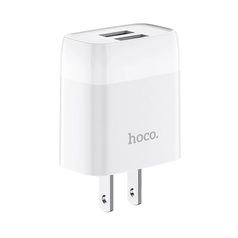 HOCO C73 20 шт./лот 5 в 2.1A USB зарядное устройство для iPhone 11 Xs Max US Plug настенное зарядное устройство адаптер для samsung Xiaomi huawei