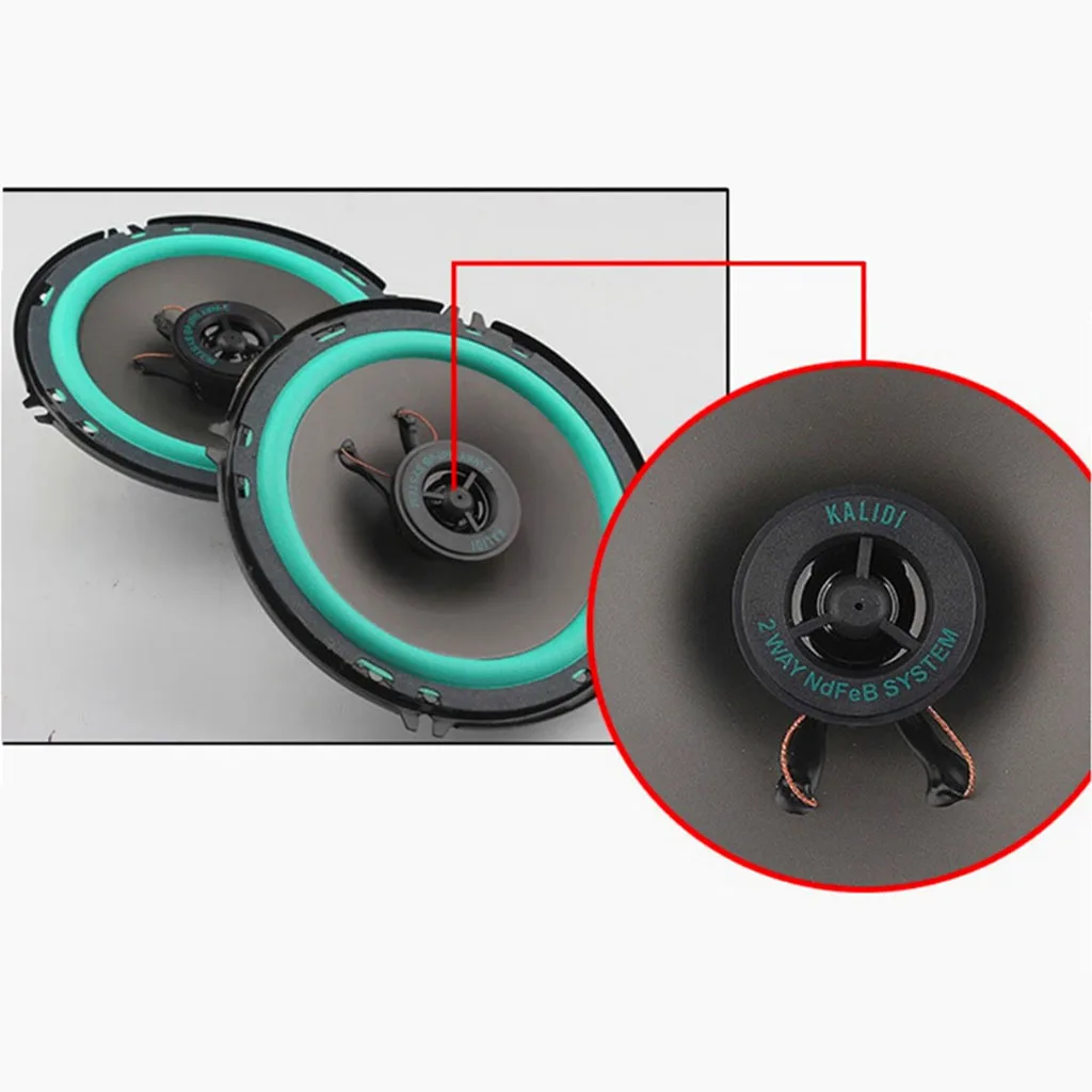 2x 5 Inch Car Speaker Full Range Automobile Speakers Universal Durable