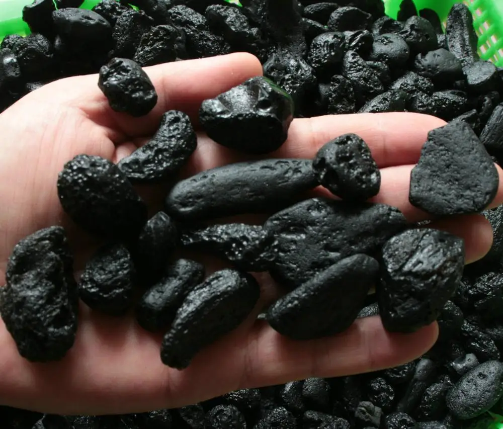 10 штук редкий Метеорит Черный Tektite образец Китай