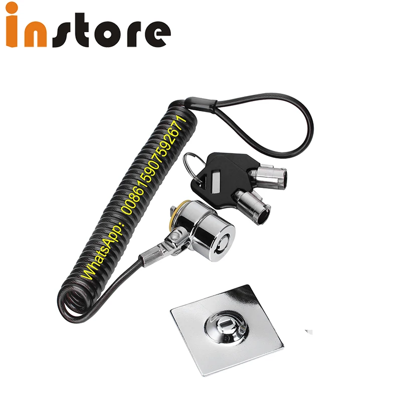 4 Sets High Quality Universal Anti Theft Tablet Coil Cable Lock For PAD Phone Smartphone Computer With Good Price