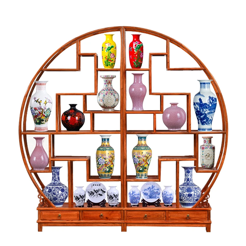 Jingdezhen Ceramics Craft Handmade Porcelain Bottle Best Antiques Chinese Traditional Home Vase Decoration Enjoy Life 19 Models