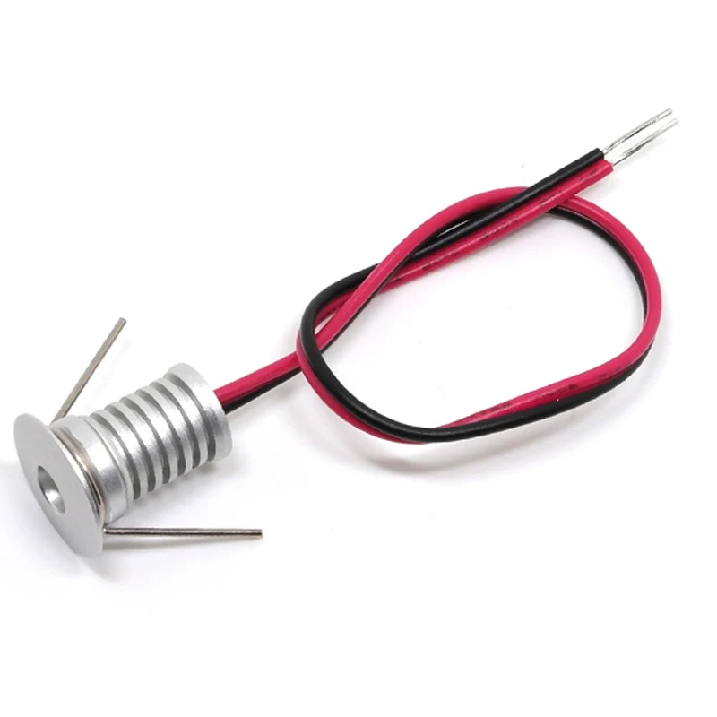 1W 12V dc D13mm мини светодиодный прожектор для лестницы для шкафа Deck Mirror кухонные потолочные точечные светильники CE
