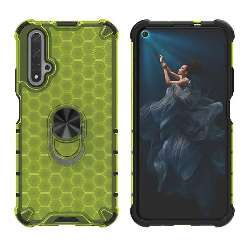 

Honor 20 Case Ultra Thin Transparent Case For Huawei Nova 5T Honor 20 Soft Silicon + Hard PC Anti-Fall Heavy Protection Cover