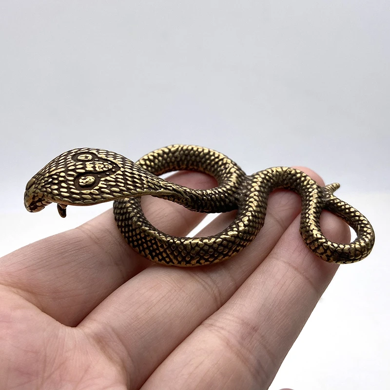 Cobra Zodiac Snake Statue Miniature Figurines (1)