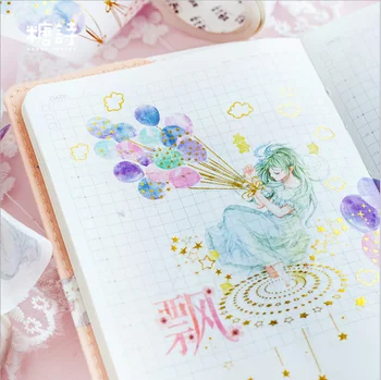 

1 pcs Washi Tapes Kawaii Cartoon Mermaid Flowers Girls Decorative Adhesive Tape Masking Tape Scrapbooking DIY Paper Stickers