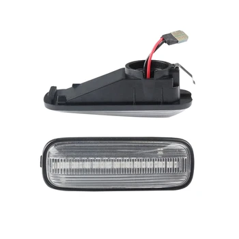 

2Pcs Car Turn Signal Light 12V LED Side Marker Lights Side Indicators for Honda Civic CRV(Clear)