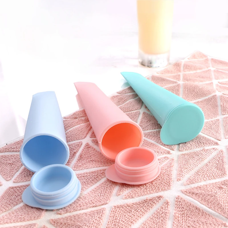 Ice-lolly Mold Handmade Ice Cream Mould Food Grade Silicone Popsicle Maker DIY Ice Cube Tray Easy Clean Cream Tools