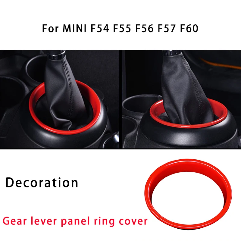 Car Gear Lever Shift Panel Ring Cover For MINI ONE COOPER S F54 F55 F56 F57  F60 Countryman Interior Decoration Accessories - AliExpress