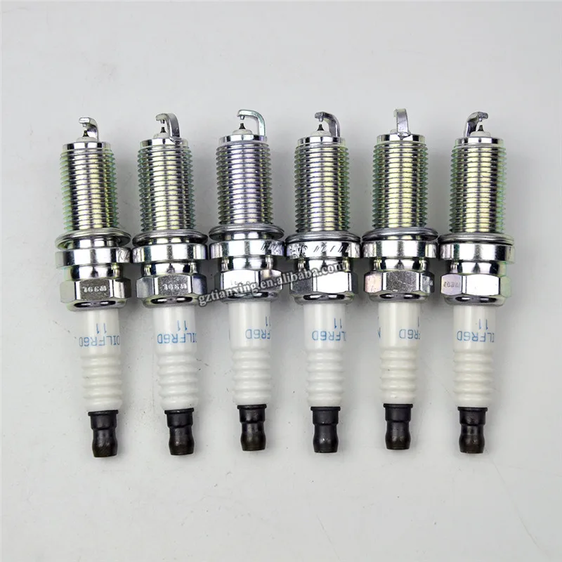 6x DILFR6D11 6176 двойная иридиевая Свеча зажигания для TOYOTA CAMRY Highlander REIZ prado CROWN LAND CRUISER GS350 DILFR6D-11 DILFR6D 11