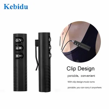 

KEBIDU Car Bluetooth 3.5mm Receiver AUX Music Bluetooth Audio Receiver Handsfree Call Car Transmitter Auto Adapter
