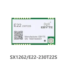 E22-230T22S SX1262 230 МГц SMD UART беспроводной передатчик и приемник SMD РЧ модуль RSSI чистая работа приемопередатчик для IPEX антенны