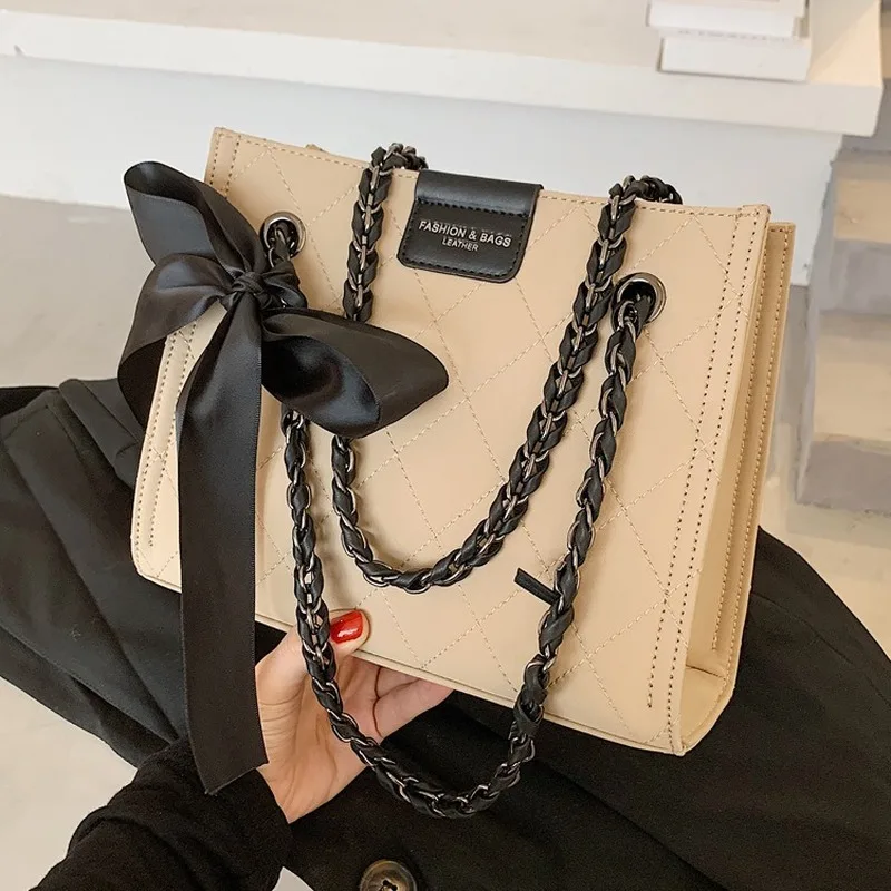

High-quality Korean shoulder bag brand designer ladies rhombic chain bag 2020 new luxury handbag fashion popular messenger bag