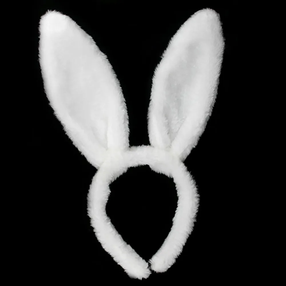 Easter fluffy rabbit ears headband fashion popular simple style cute hair accessories daily match Christmas holiday gifts
