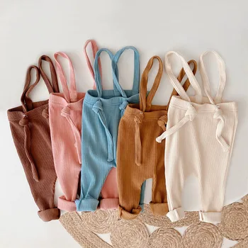 Baby Pants Leggings Cotton Elasticity Pants For Newborn Girl And Boy Pp Pants Baby Strap Overalls Toddler Baby Pants Clothes 1