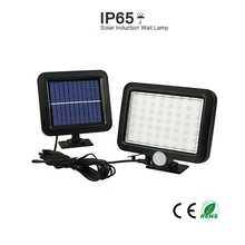 56/30 градусов, радар-датчик, светодиодная Солнечная лампа, Ночной светильник, детектор движения, умное включение/выключение, энергосберегающий наружный аварийный светильник ing split