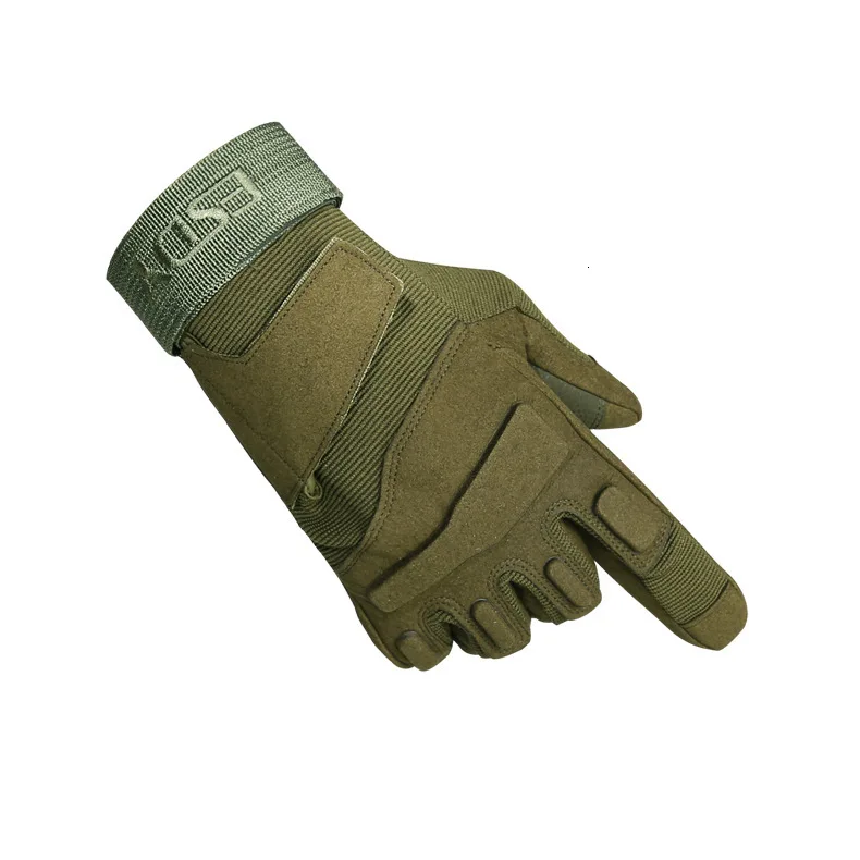 ESDY уличные перчатки для страйкбола полный палец военные тактические охотничьи перчатки страйкбол Пейнтбол Стрельба мотоциклетные велосипедные перчатки - Цвет: army green