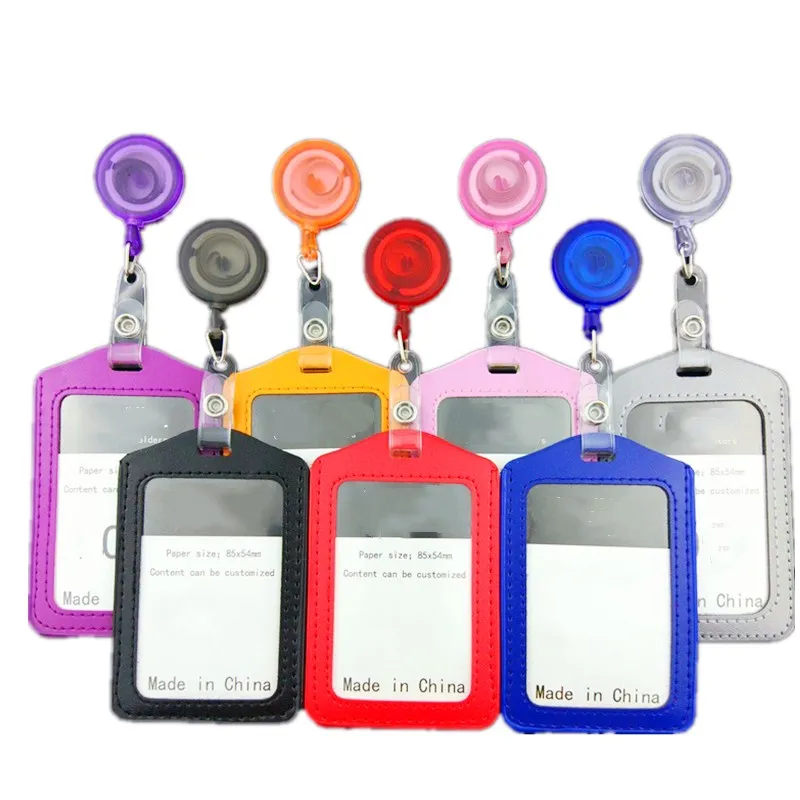 Dames accessoires 12pc ID Card Holder Name Tag Retractable Badge Neck