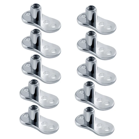 G23 Titanium Micro Dermal Piercings Set Dermal Anchor Base Skinner Diver Dermal Base Sexy Body Piercings Jewelry 14G
